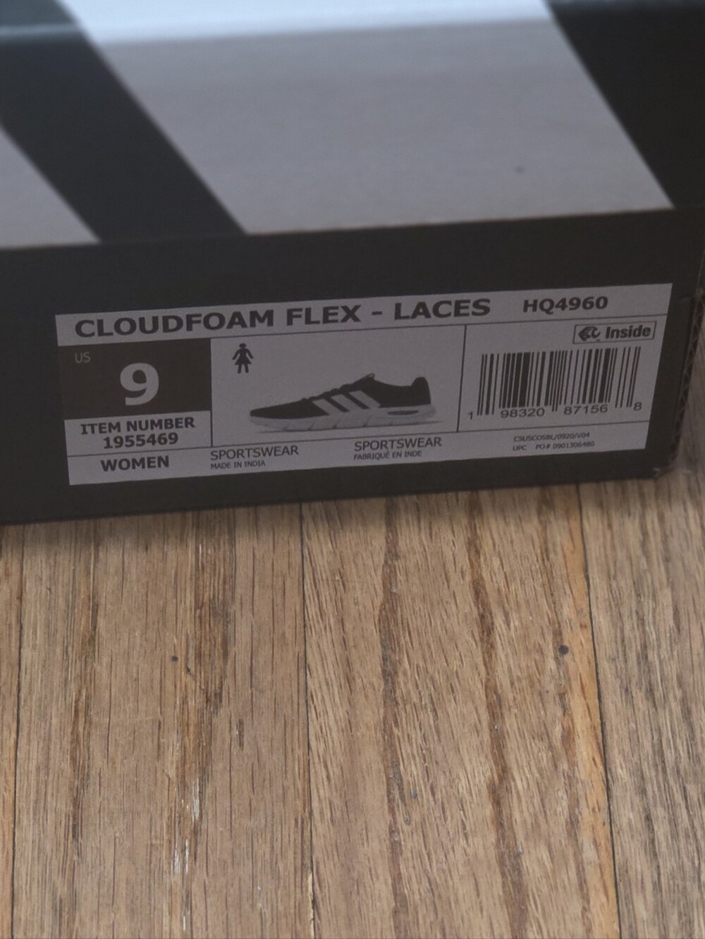 Adidas Women's Sneaker Cloudfoam Flex Shoes, Size 9. - Picture 10 of 10